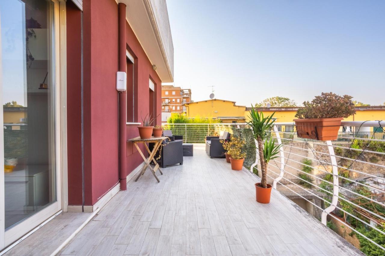 דירות רומא Urban Retreat -Private Parking+Terrace מראה חיצוני תמונה